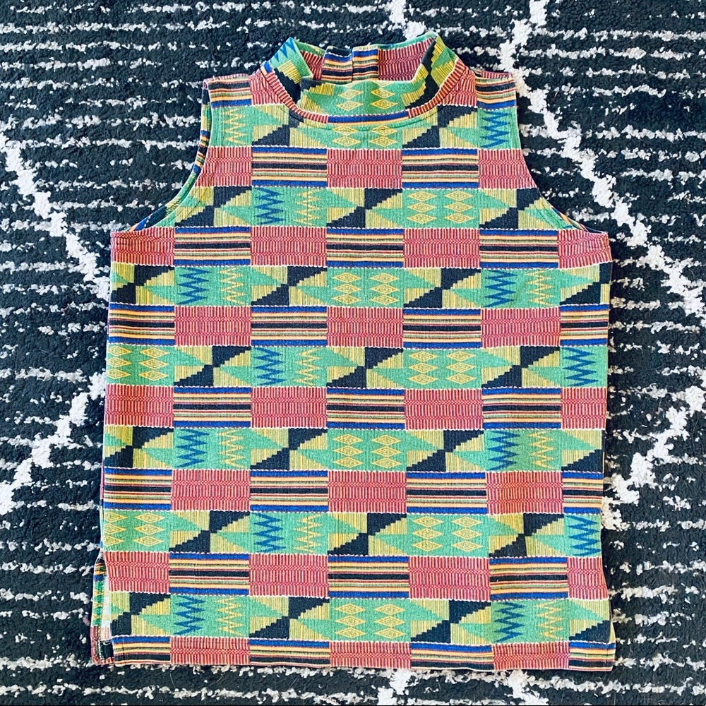Bright and colorful vintage tank